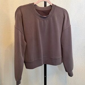 lululemon athletica Softsteme Crew Sweatshirt in Dusky Purple 8